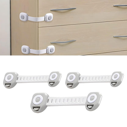 Pack de 3 verrous de sécurité enfant pour électroménager et tiroirs – طقم قفل حماية للأطفال