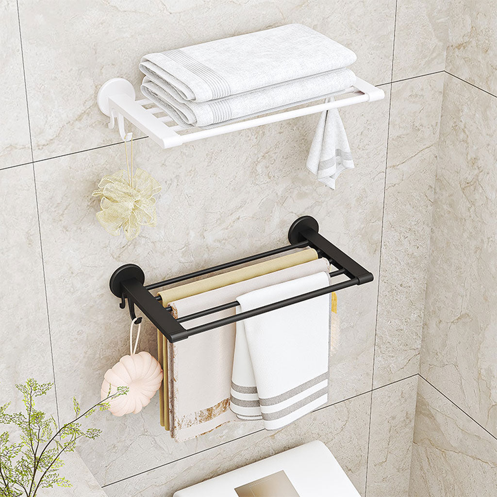 Porte-serviettes mural Sans perçage multifonctionnel – رف حمام