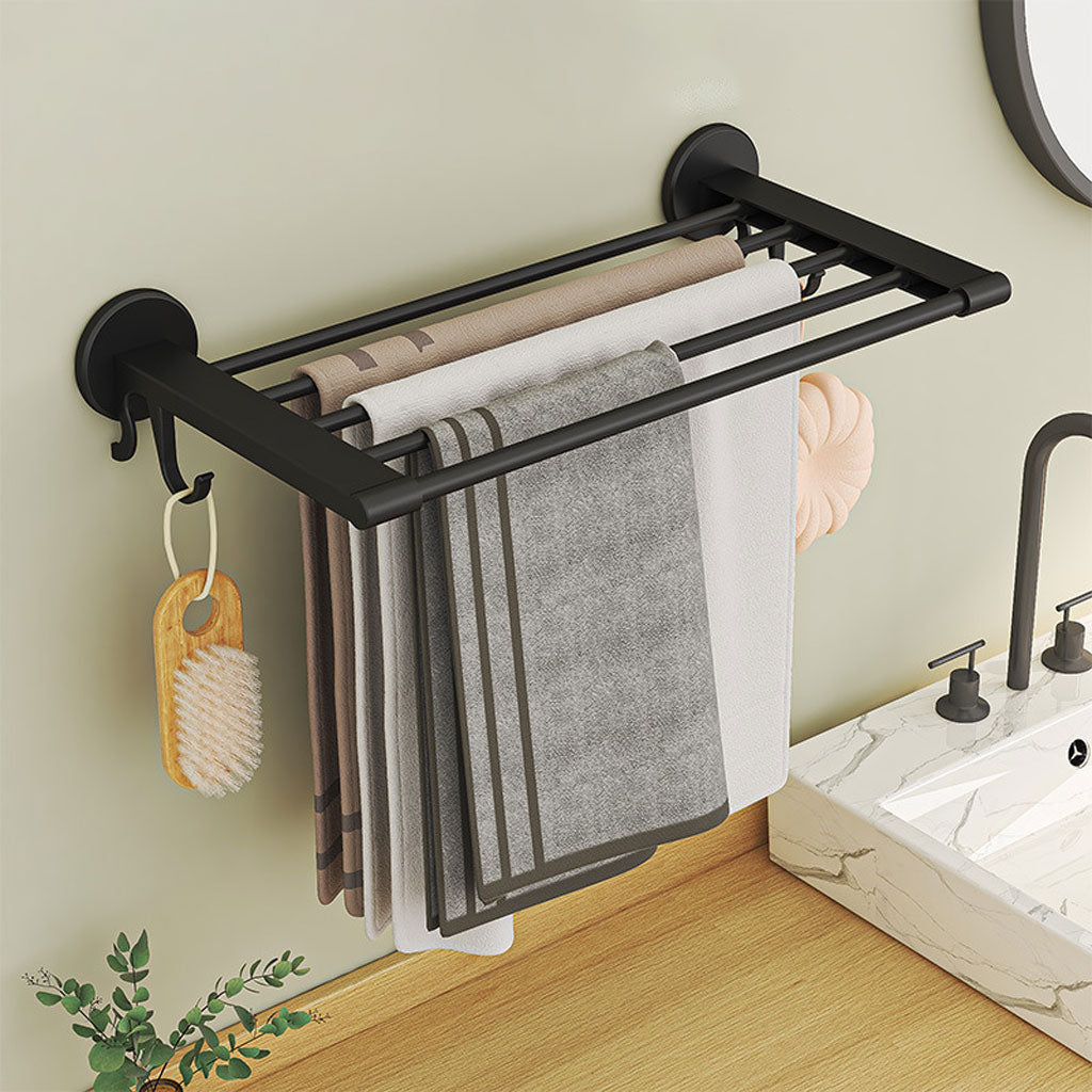 Porte-serviettes mural Sans perçage multifonctionnel – رف حمام