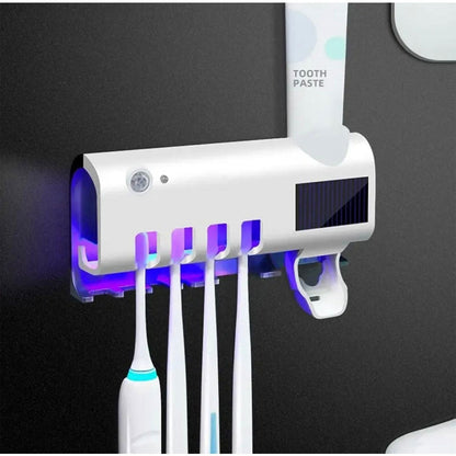Support de Brosse à Dents UV avec Distributeur Dentifrice