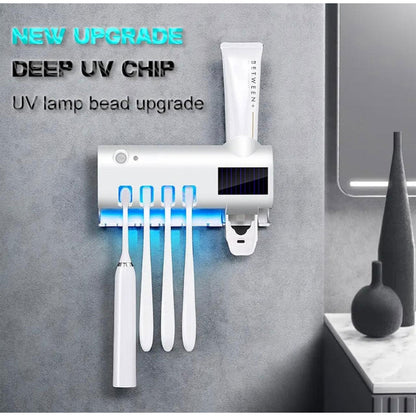 Support de Brosse à Dents UV avec Distributeur Dentifrice