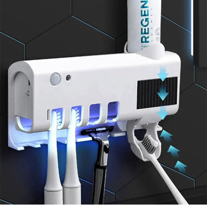 Support de Brosse à Dents UV avec Distributeur Dentifrice