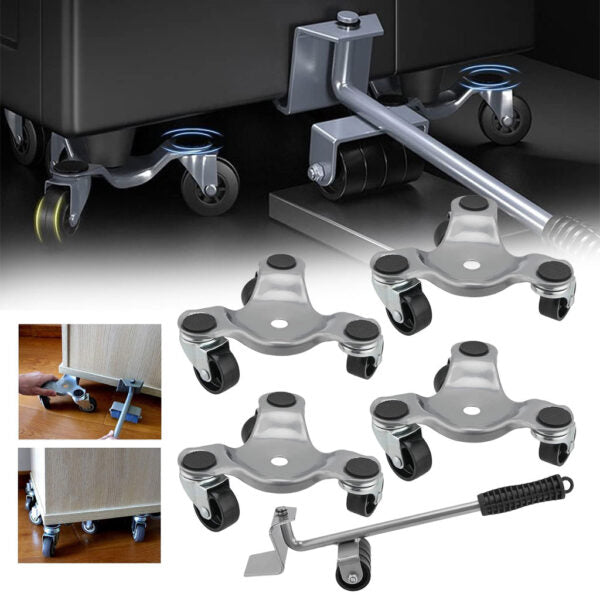 KIT Roulettes Déplacement Meubles 5PCS LAMBOSS – طقم تحريك الأثاث تنزوت
