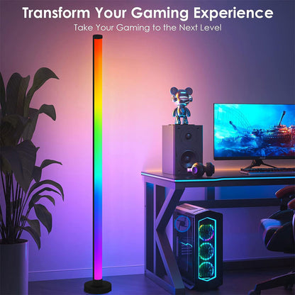 Lampadaire d’Angle LED RGB à Intensité Variable – مصباح ملون للديكور