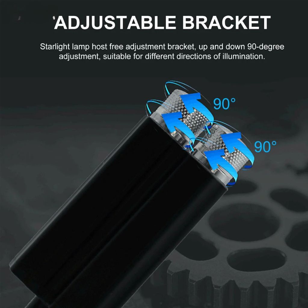 Double Projecteur Étoilé LED pour Intérieur de Voiture USB – إضاءة سقف السيارة
