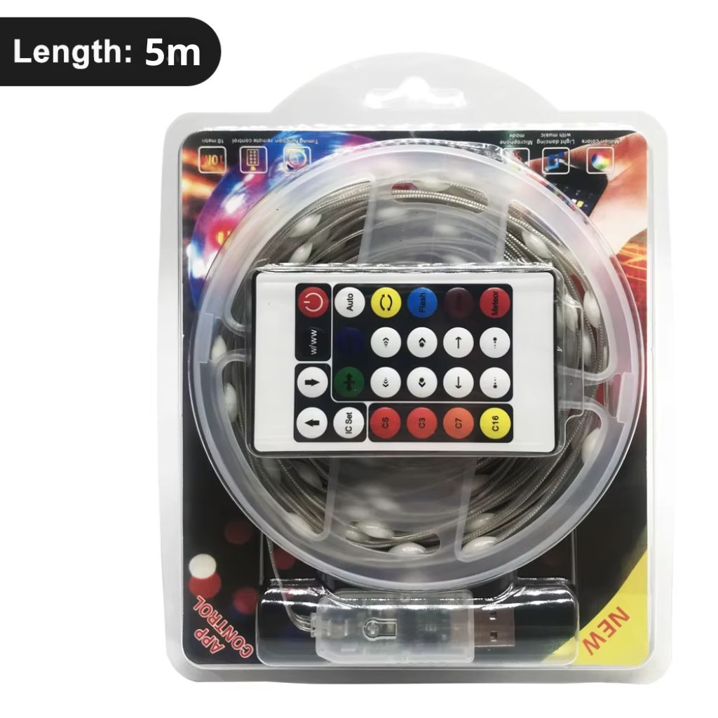 Guirlande LED RGB Intelligente USB avec App 5m - شريط إضاءة بطول 5 أمتار
