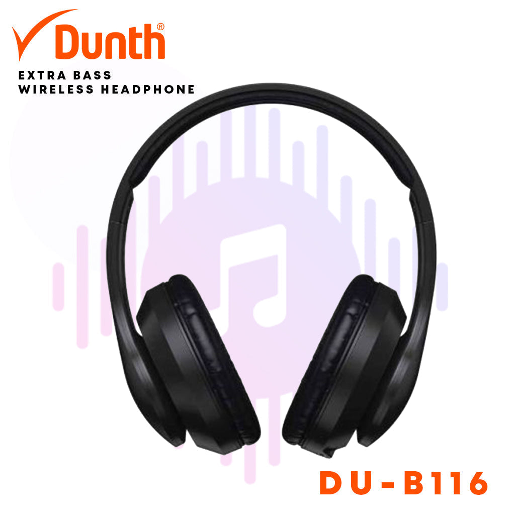 Casque bluetooth sans fil, microphone intégré stéréo DUNTH DU-B116 - تنزوت