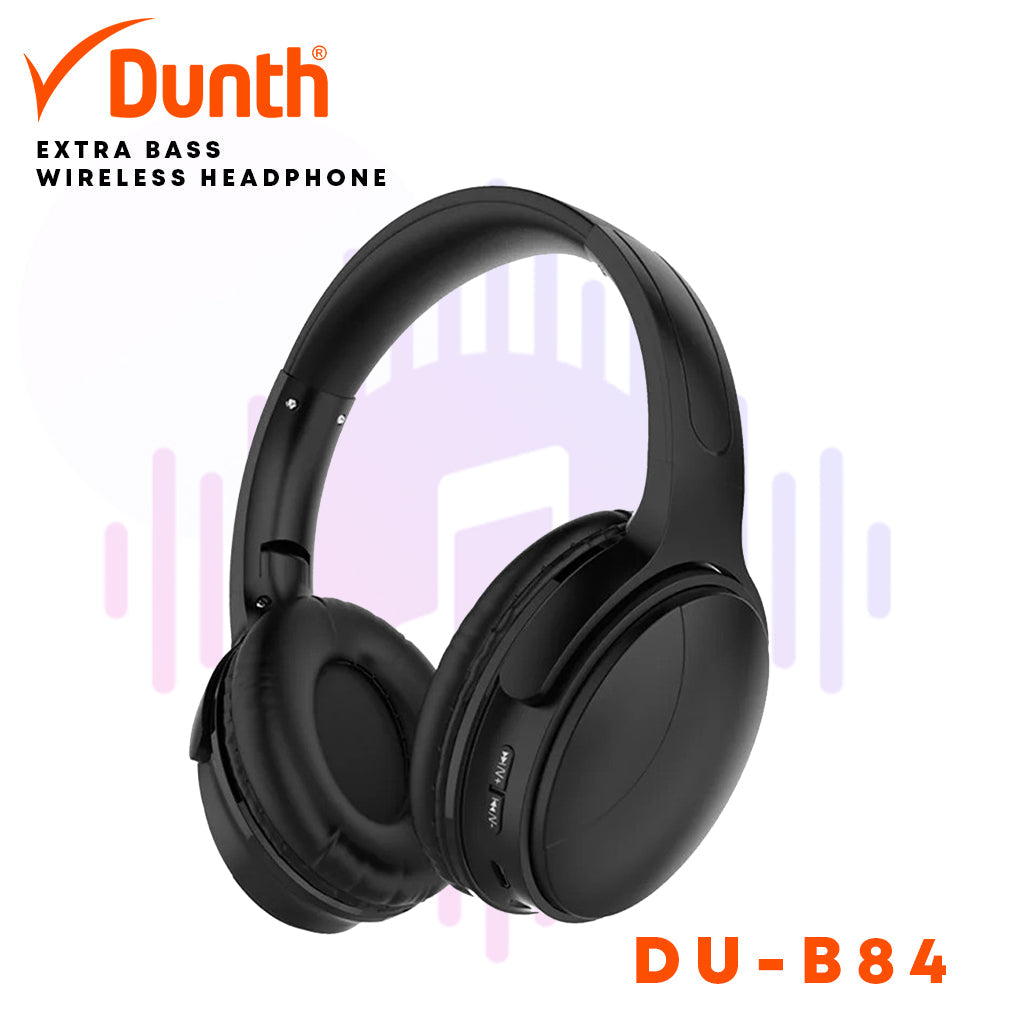 Casque bluetooth sans fil, microphone intégré stéréo DUNTH DU-B84 - تنزوت