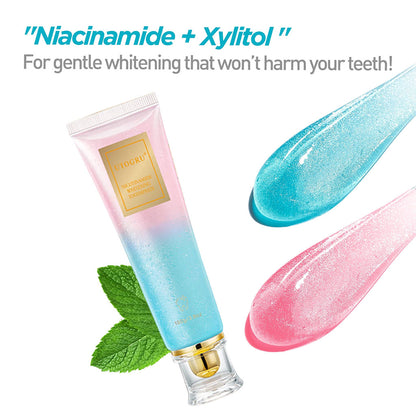 Dentifrice blanchissant à la niacinamide UTOGRU Triple action blanchissante – معجون تبييض الأسنان