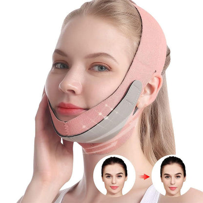 Sangle de levage du visage avec double réduction de menton تنزوت