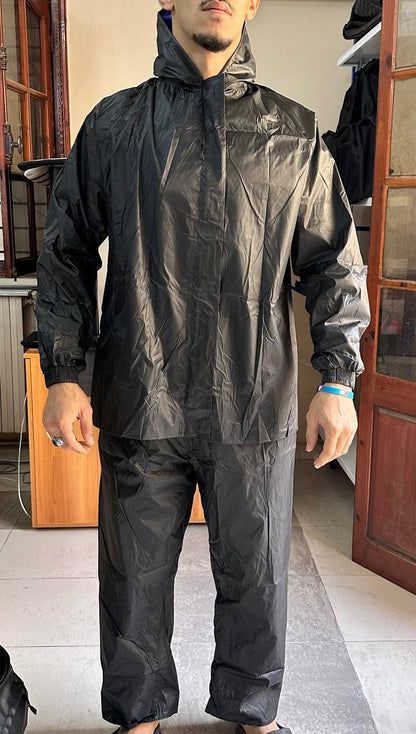 Ensemble De Pluie Imperméable Veste Et Pantalon avec Doublure Intérieure V2 – بدلة مقاومة للماء سميكة