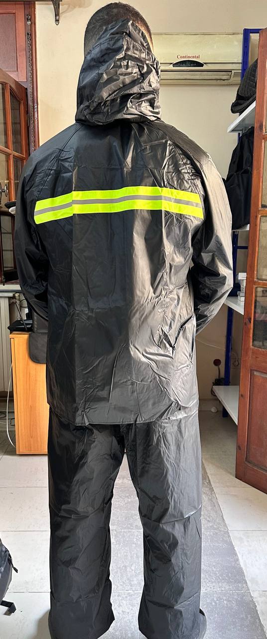 Ensemble De Pluie Imperméable Veste Et Pantalon avec Doublure Intérieure V2 – بدلة مقاومة للماء سميكة