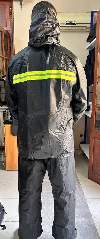 Ensemble De Pluie Imperméable Veste Et Pantalon avec Doublure Intérieure V2 – بدلة مقاومة للماء سميكة