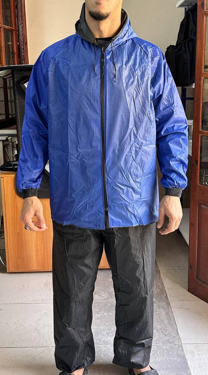 Ensemble De Pluie Imperméable Veste Et Pantalon avec Doublure Intérieure V2 – بدلة مقاومة للماء سميكة