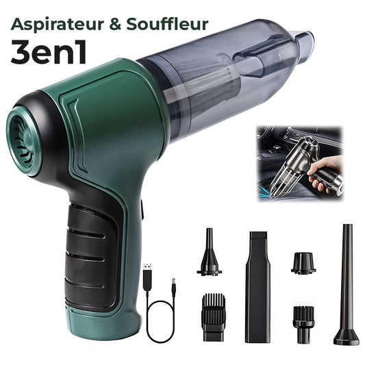 Aspirateur Souffleur à Main sans Fil 3en1 120w 9000pa - تنزوت