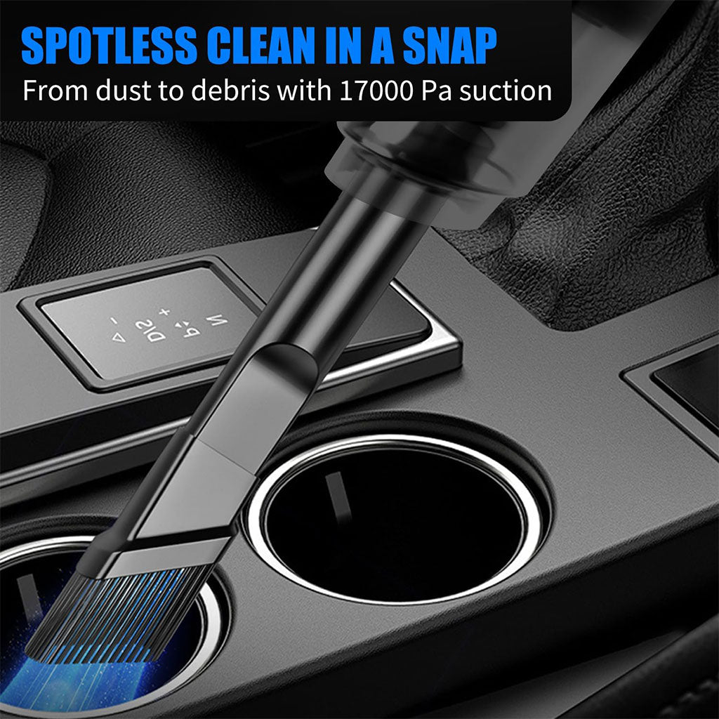 Aspirateur de voiture à main 21 000 Pa sans fil avec batterie rechargeable