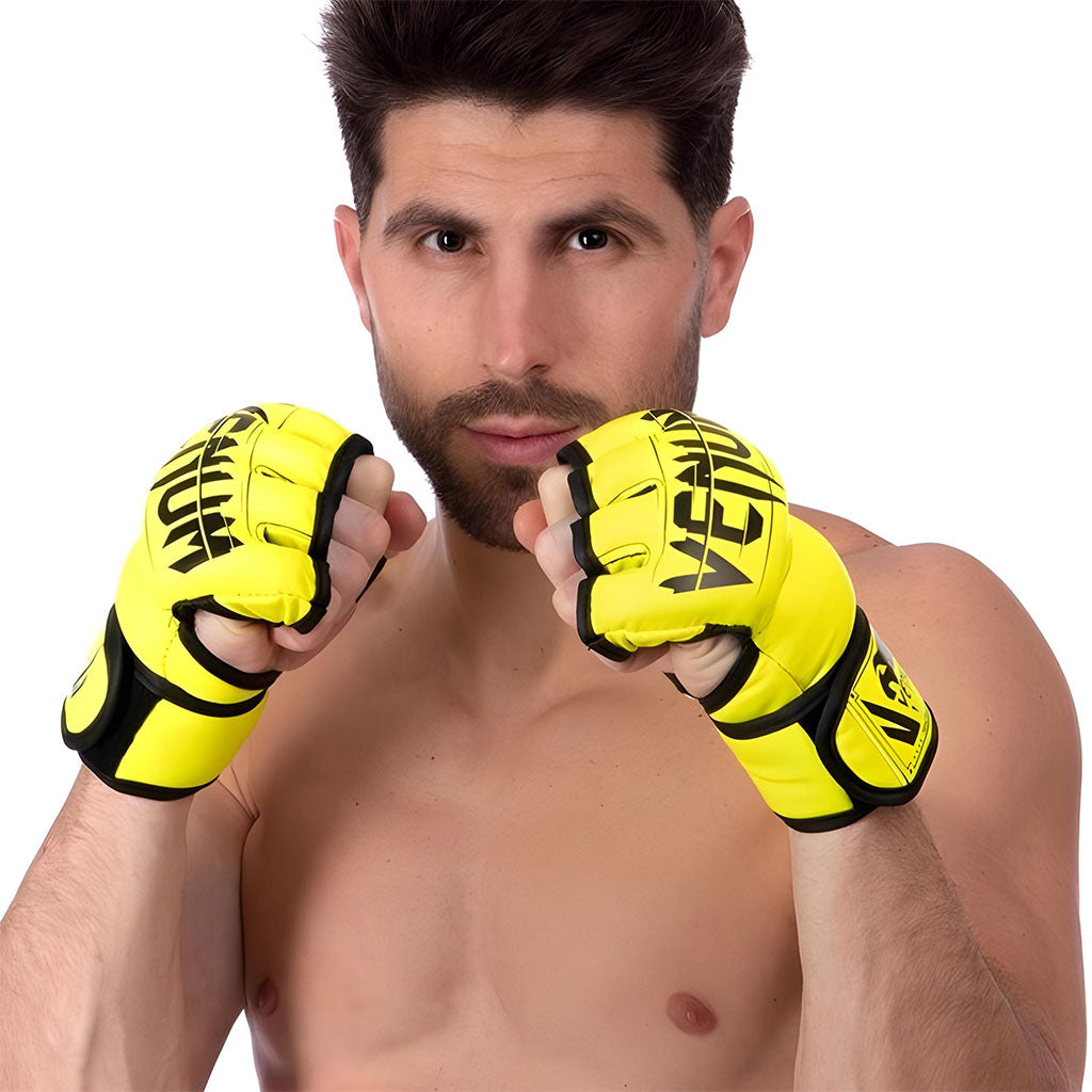 Gants de Boxe et MMA Demi-Doigts de Haute Qualité – قفازات البوكس