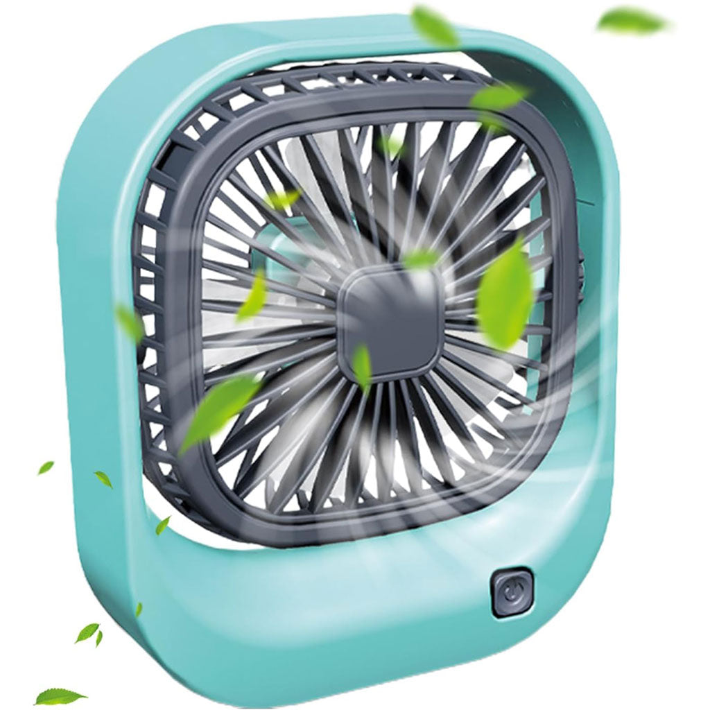 Mini ventilateur carré rechargeable par USB – مروحة مكتب قابلة للشحن