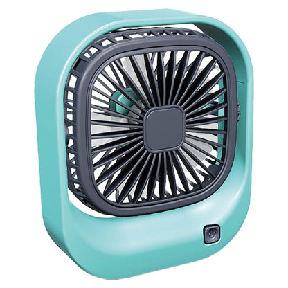Mini ventilateur carré rechargeable par USB – مروحة مكتب قابلة للشحن