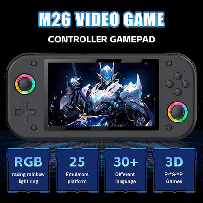 Console de jeu portable rétro M26 plus de 20 000 jeux 25 émulateurs 64GB – جهاز ألعاب محمول