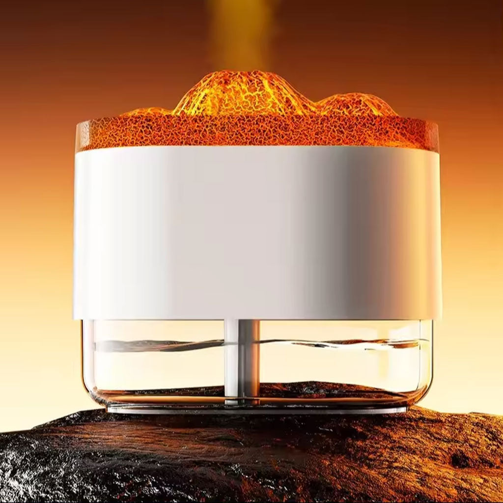 Humidificateur Volcano et Diffuseur de flamme Colorée 300ml – معطر جو على شكل بركان