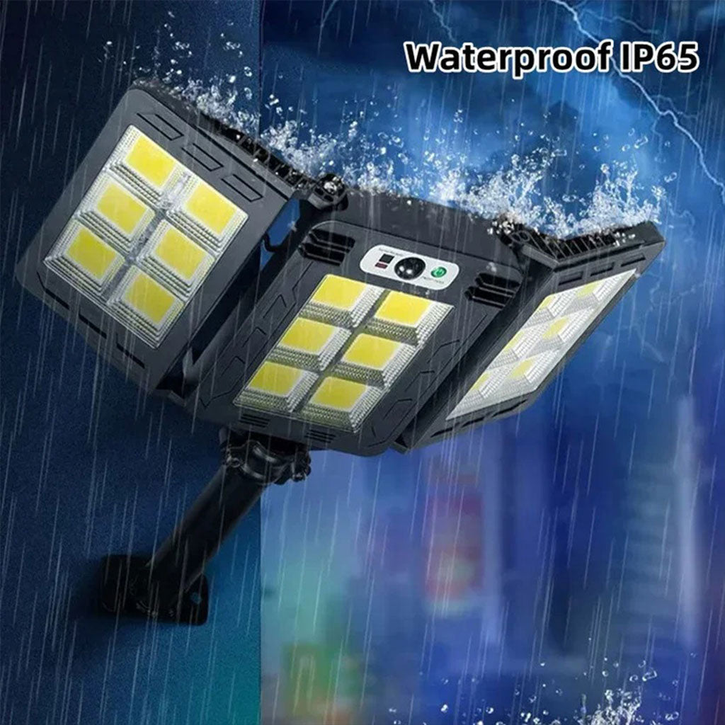Lampes Solaires Extérieure Super lumineuse avec 3 Panneaux 800LED et Télécommande – مصباح خارجي بالطاقة الشمسية مع يد تحكم