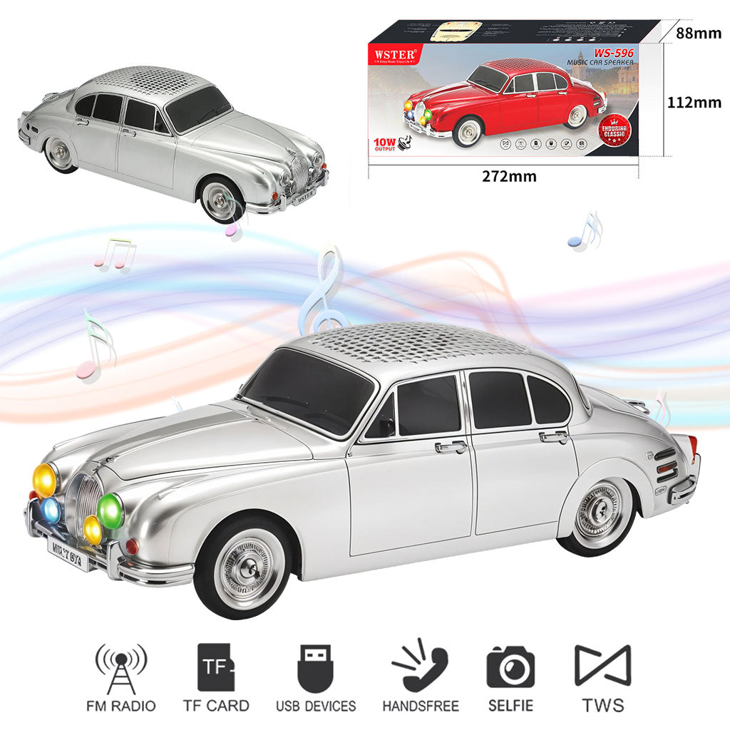 Haut-parleur de Voiture de Musique sans Fil 10W avec Modes de Lecture Multiples – مكبر صوت سيارة موسيقي تنزوت