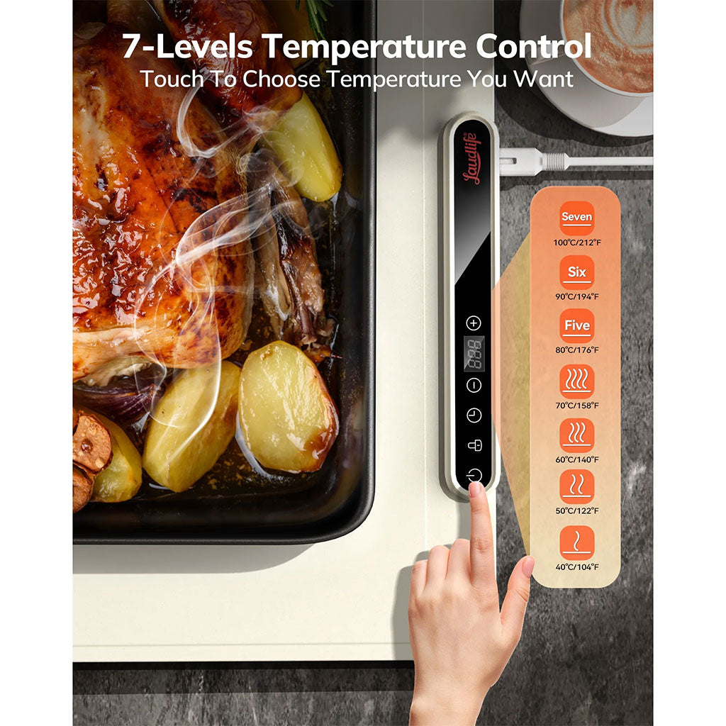 Tapis électrique chauffant en silicone alimentaire à température réglable – بساط تسخين المأكولات