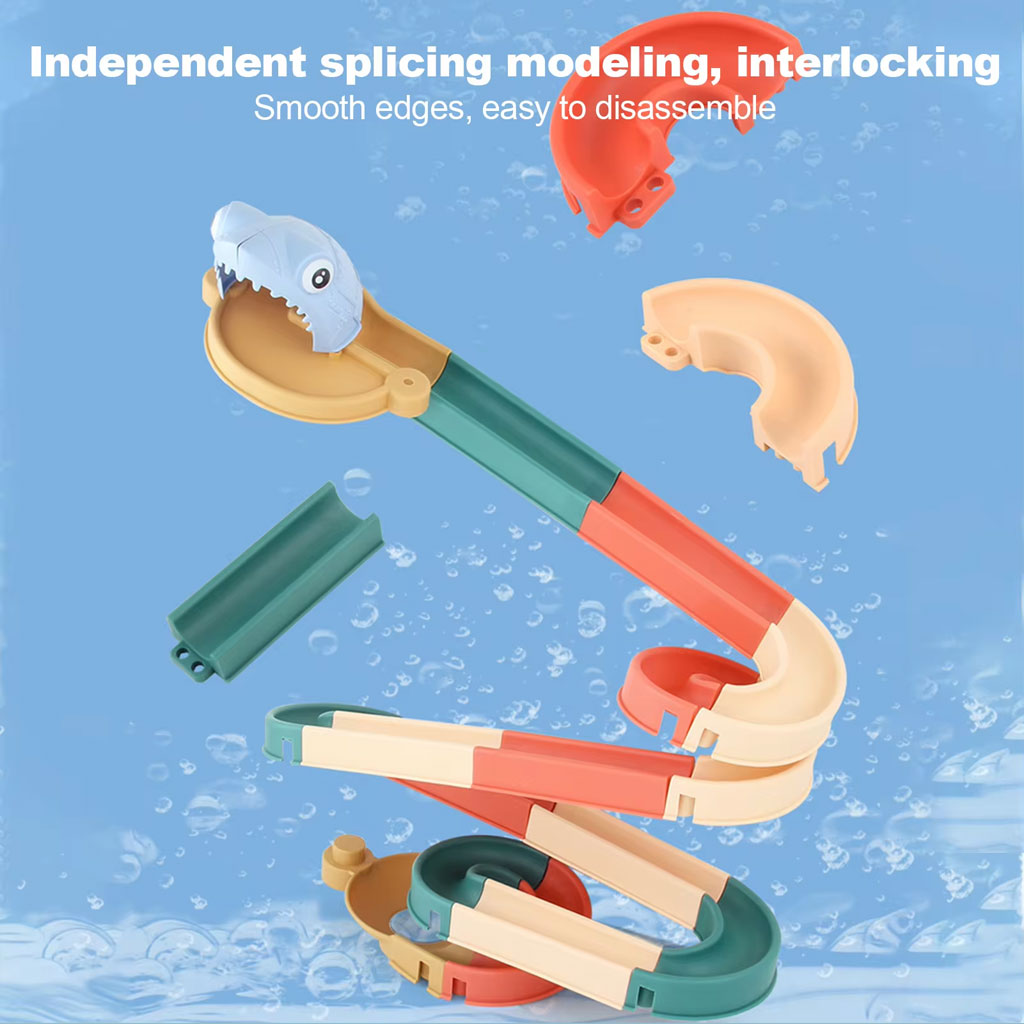 Jouets de bain cascade pour enfants, bricolage et glissière d'eau