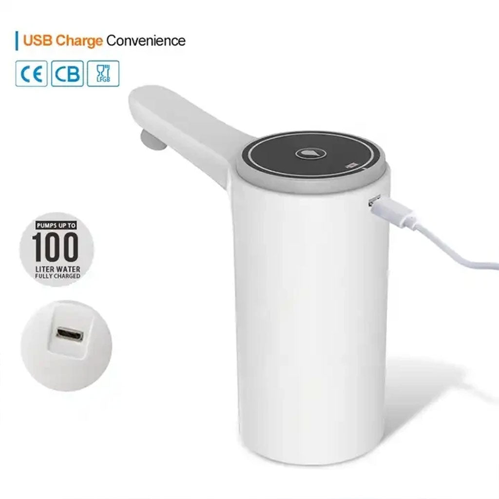 Distributeur de bouteilles d’eau Rechargeable USB Distributeur Automatique