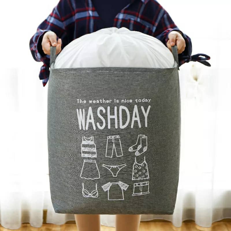 Panier à linge de grande capacité pliable pour vêtements couette, vêtements sales pour salle de bain moderne