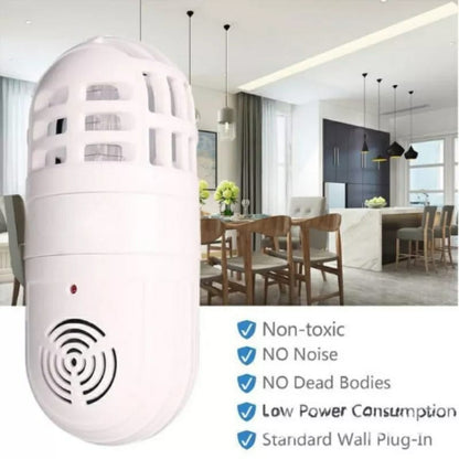 Répulsif antiparasitaire ultrasonique 2en1 et zapper d’insectes