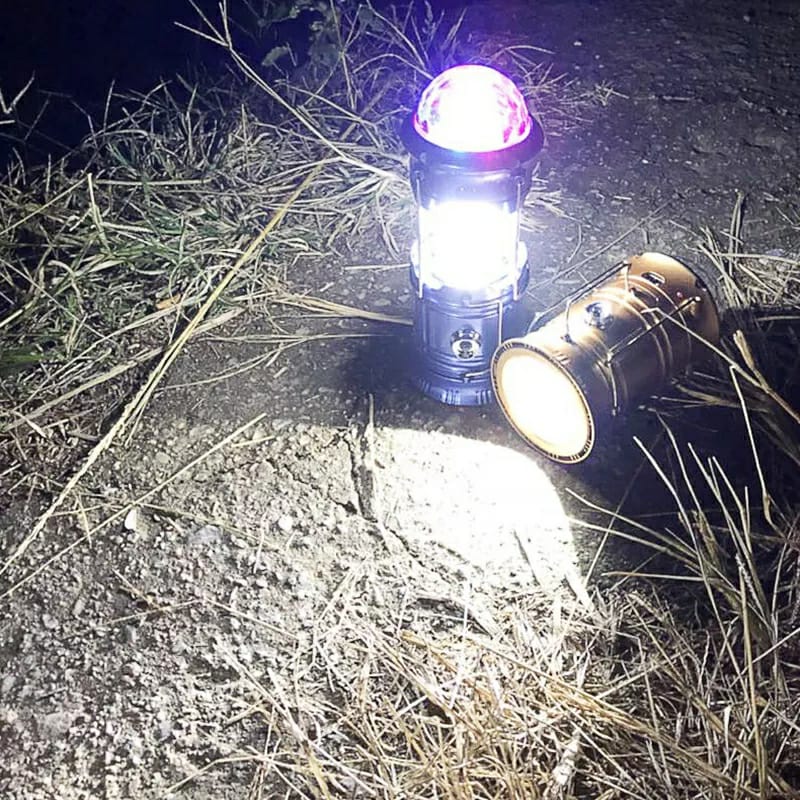 Camping light lantern 3IN1 multi-fonction Rechargeable lamp ,torch ,disco ball rotatif