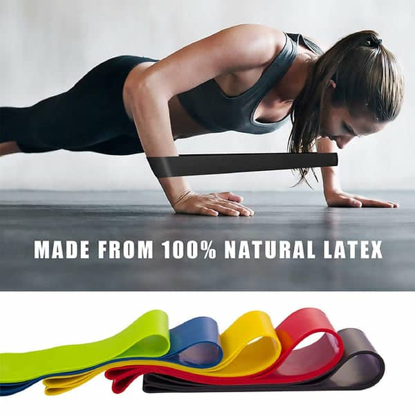 Bande 5Pcs de résistance élastique extensible pour l’entraînement