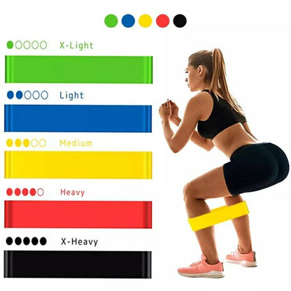 Bande 5Pcs de résistance élastique extensible pour l’entraînement