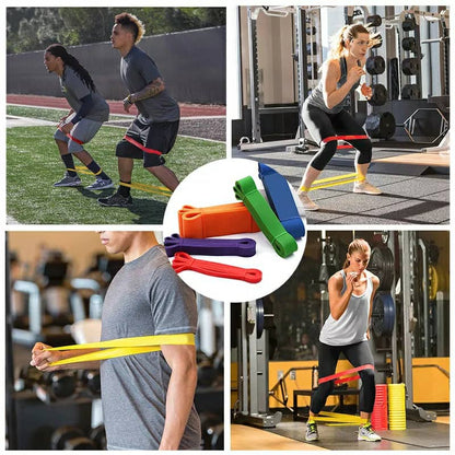 Bande 5Pcs de résistance élastique extensible pour l’entraînement