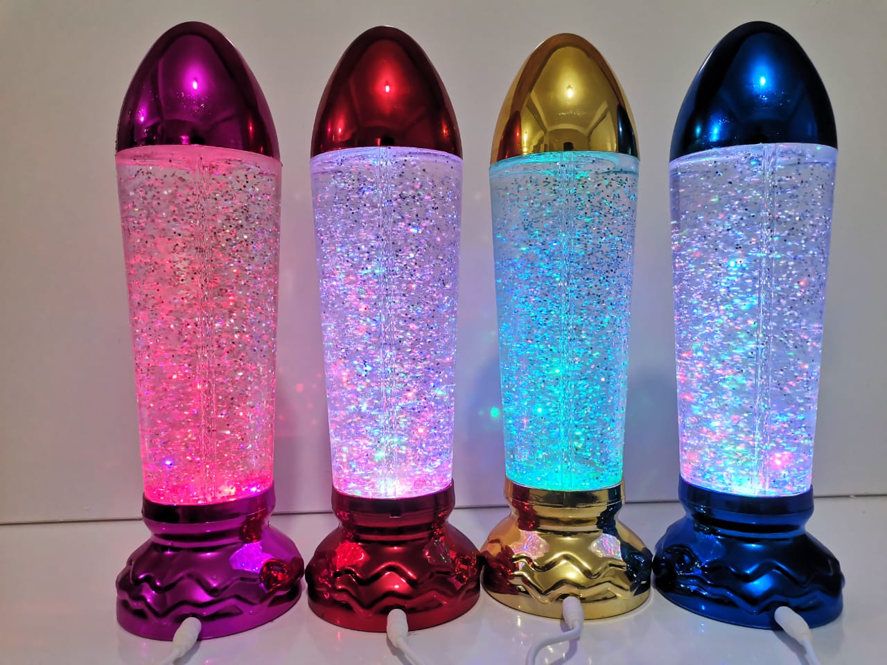 Lampe LED flocon de neige magique rotatif RGB