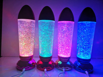 Lampe LED flocon de neige magique rotatif RGB