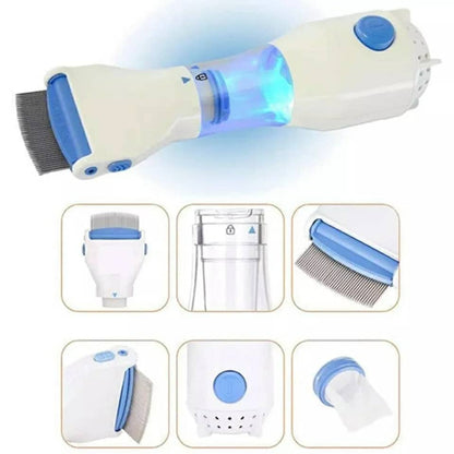 Comb Peigne Anti-Poux Électrique &amp; Nettoyeur Cheveux