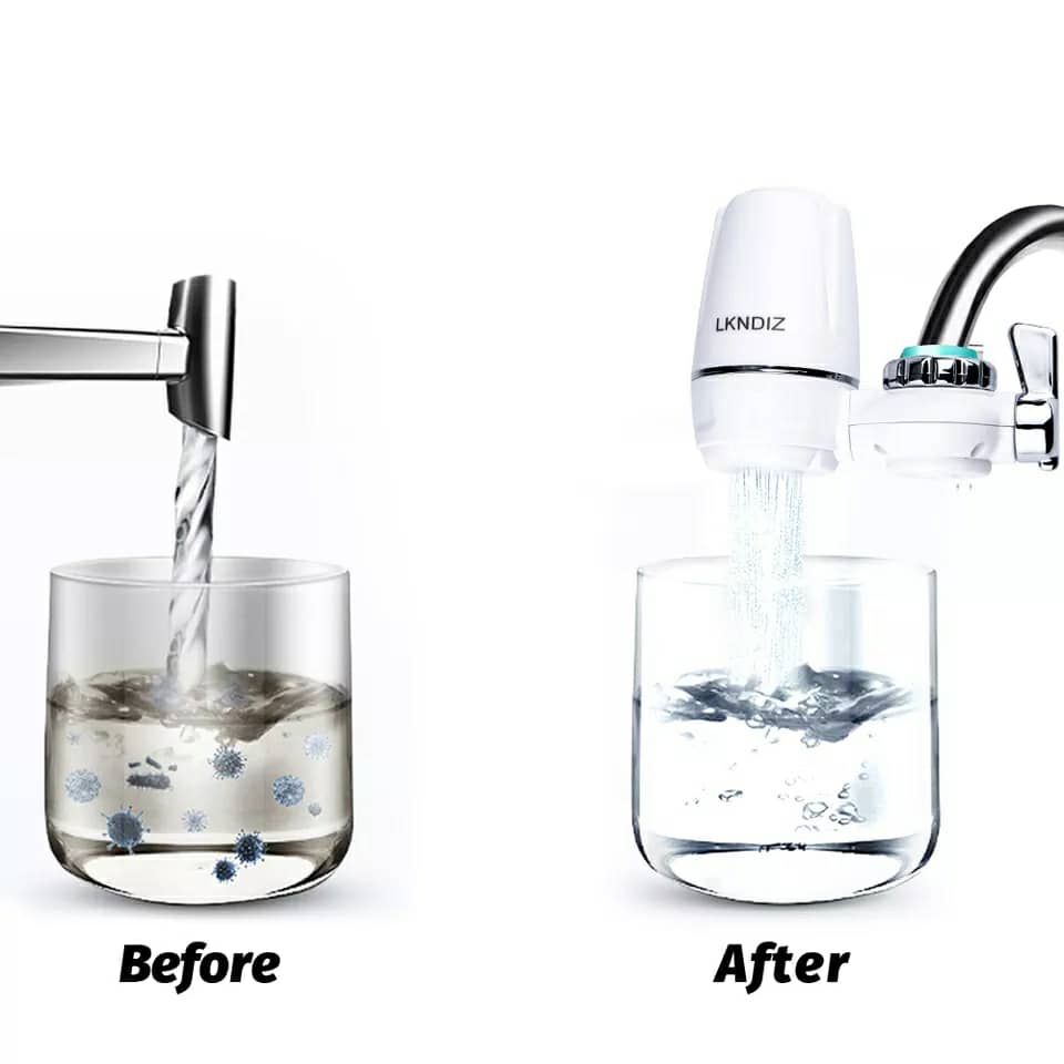 Robinet Filtre à eau cuisine, pour l'élimination de la rouille et des bactéries Le Chlore Et Les Matières Organiques