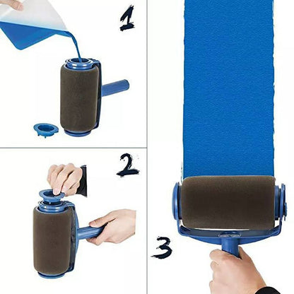 kit Rouleau de peinture mural 7 pièces multifonctionnel