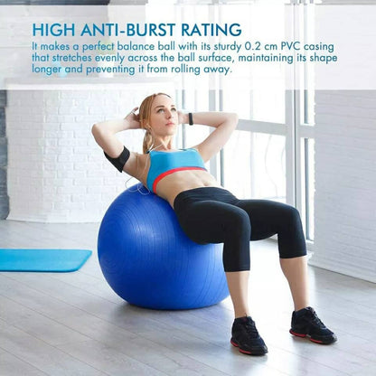 Balle de Yoga suisse ,Stretches, équilibre, résistance à la tension, gymnastique,fitness a la maison