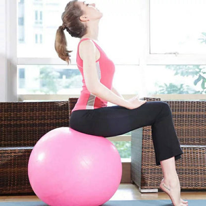 Balle de Yoga suisse ,Stretches, équilibre, résistance à la tension, gymnastique,fitness a la maison