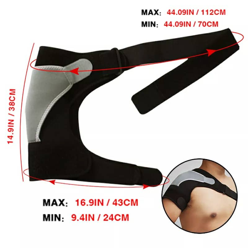 Support d’épaule Flexible et polyvalent pour gauche/droite, anti-humidité,