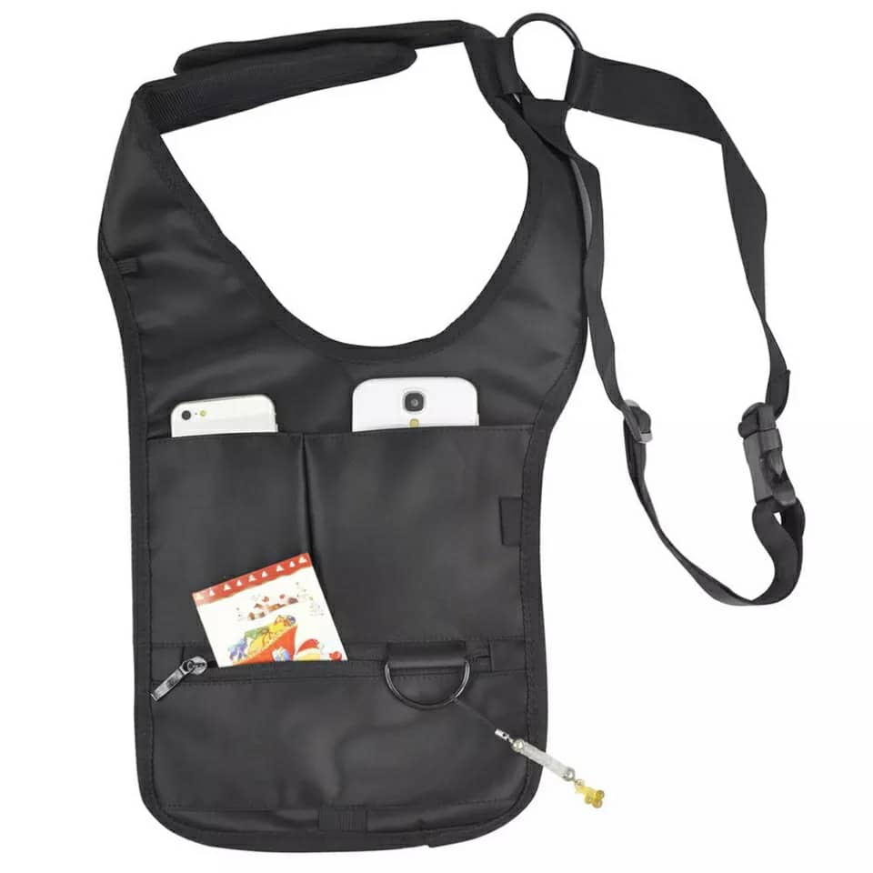 Sacoche sous-bras Anti-vol Multi-Poche Design Élégant Pour Voyage Quotidien