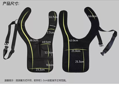 Sacoche sous-bras Anti-vol Multi-Poche Design Élégant Pour Voyage Quotidien