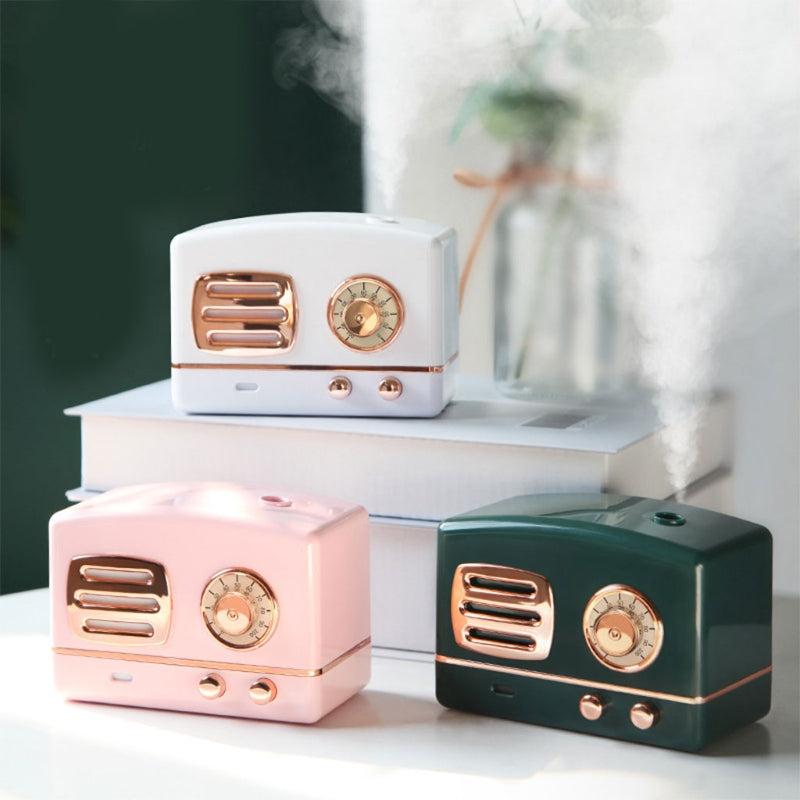 Humidificateur d'air Portable en forme Radio vintage تنزوت