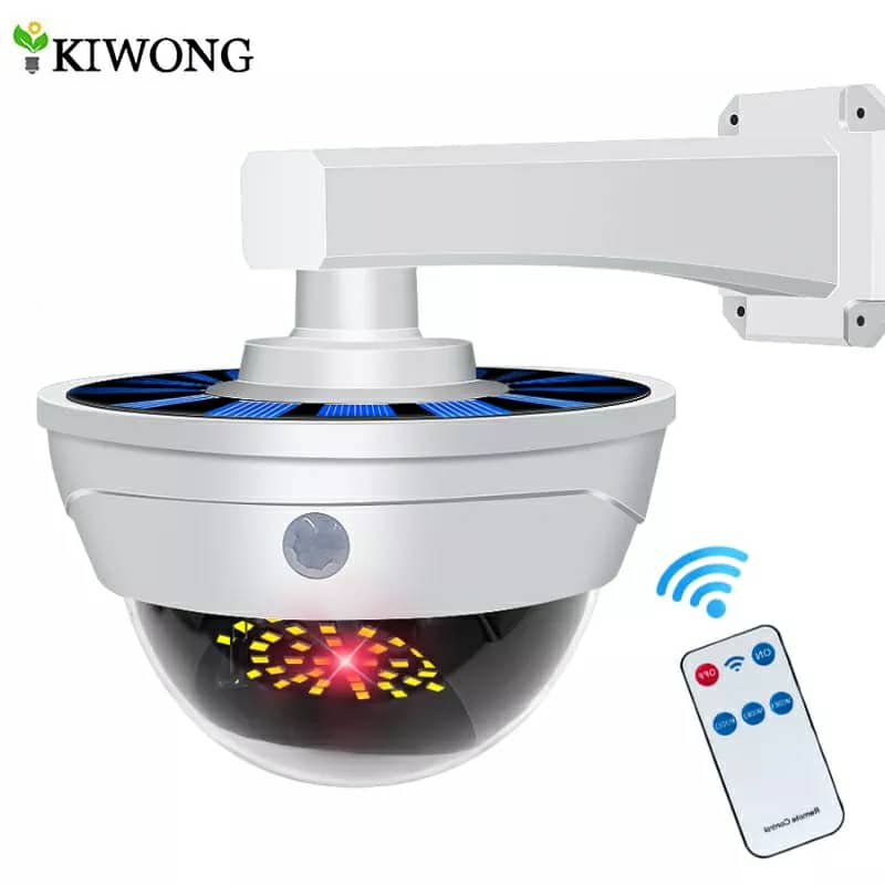 Lampe de Surveillance extérieure solaire Anti-vol, capteur de mouvement PIR à Induction humaine - تنزوت
