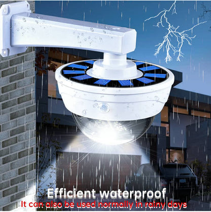 Lampe de Surveillance extérieure solaire Anti-vol, capteur de mouvement PIR à Induction humaine