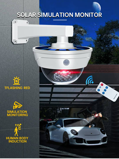 Lampe de Surveillance extérieure solaire Anti-vol, capteur de mouvement PIR à Induction humaine